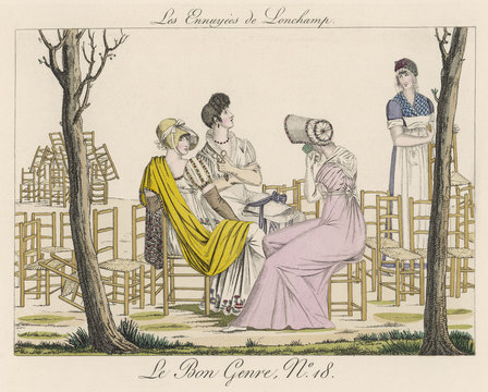 Longchamp Fashions 1805. Date: circa 1805