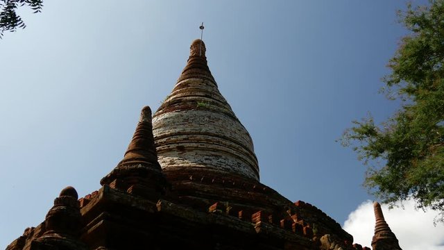 Pagoda close to the Alo-daw Pyi temple in Bagan, Myanmar, Burma