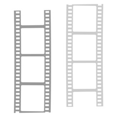 Fototapeta premium film, movie, photo, filmstrip set of film frame, vector illustration