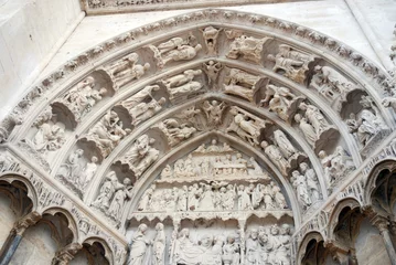 Stickers pour porte Monument Auxerre : Cathédrale Saint-Etienne