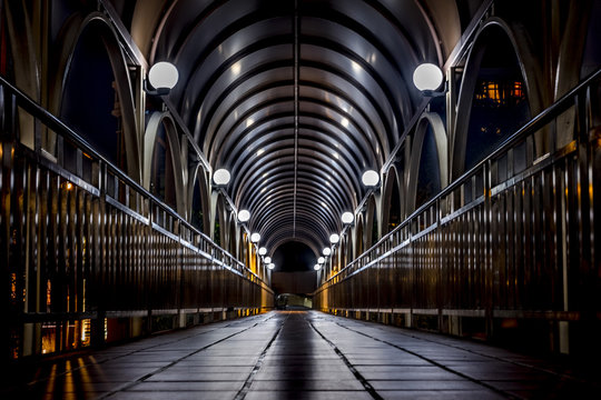 bridge lights tunnel vision 