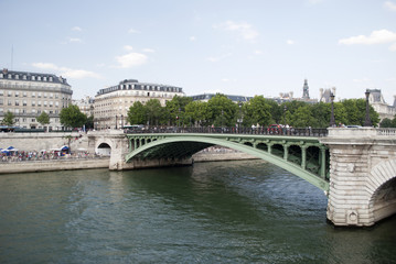 Fototapeta na wymiar France. Paris. The Bridge To Notre Dame