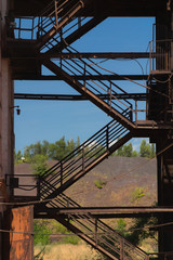External staircase at Krivoy Rog mine