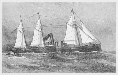Dolphin Steamer. Date: 1886