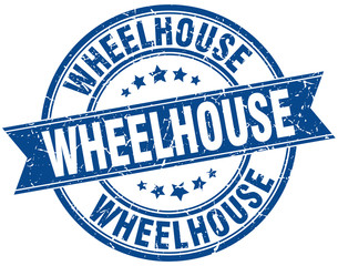 wheelhouse round grunge ribbon stamp © Aquir