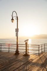 Seaside Boardwalk at sunset