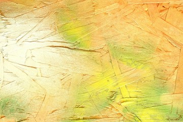 Oil painting on canvas close-up (macro)