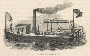 Fitch Steamboat 2. Date: 1788