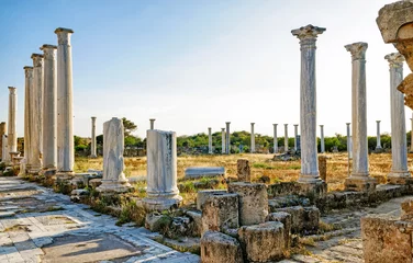 Crédence de cuisine en verre imprimé Rudnes Ruines de Salamine , Chypre