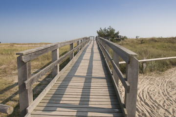Fototapeta premium Holzbrücke