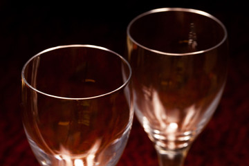 Two glasses from top