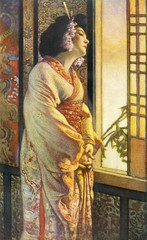 Obraz premium Play : Madam Butterfly. Date: 1907
