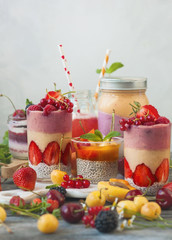 Fruit berry smoothie