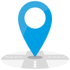 Routenplanung, Vektor Icon