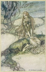 Water Spirit Undine 1909. Date: 1909