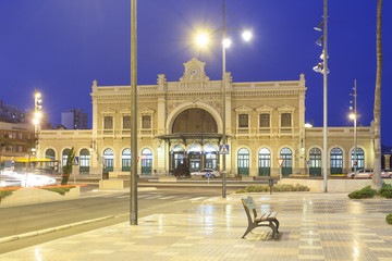 Central station in Cartagena, Spain