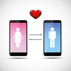 online dating via smartphone
