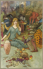 Illustration to Goblin Market. Date: 1920