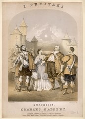 I Puritani'. Date: circa 1860 - obrazy, fototapety, plakaty