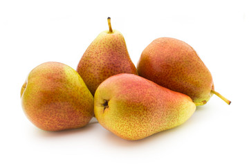 Pears isolated on the white background.