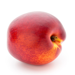 Peach. Fruit with isolated on white background.