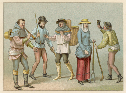 Medieval Common Folk. Date: Middle Ages
