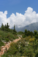 Trail to Gjipe beach, Albania