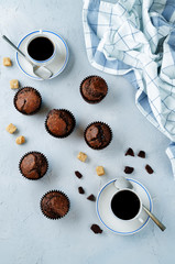 Chocolate chips oats chocolate muffins