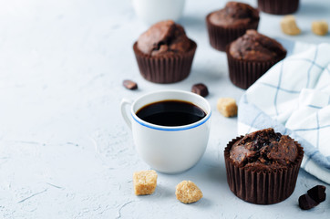 Chocolate chips oats chocolate muffins