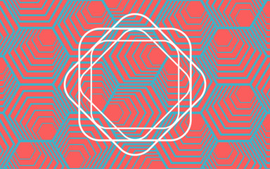 Vector modern geometry pattern hexagon, abstract geometric background, retro texture, hipster fashion design