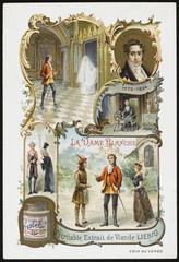 Obraz premium Dame Blanche'. Date: 1825