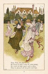 Children Dancing 1881. Date: 1881