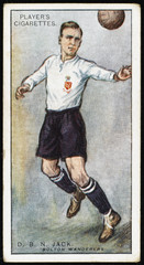 Jack - Bolton Wanderers. Date: 1928 © Archivist