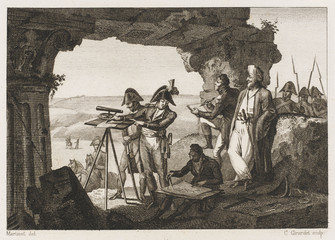 Andreossi Surveys Egypt. Date: 1788