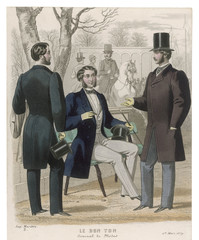 Costume - Men 1859. Date: 1859