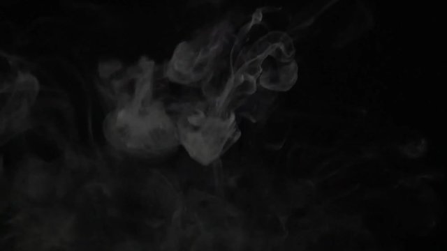 Smoke On Black Background