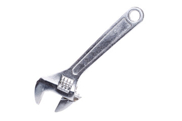 Photo of adjustable wrench close-up