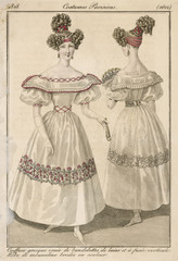 Costume Parisiens 2622. Date: 1828