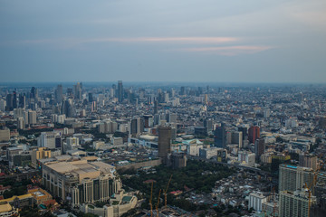 Views of Bangkok in Baiyoke Sky Hotel
