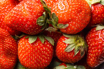 Photo of strawberry close up