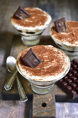 Chocolate tiramisu.