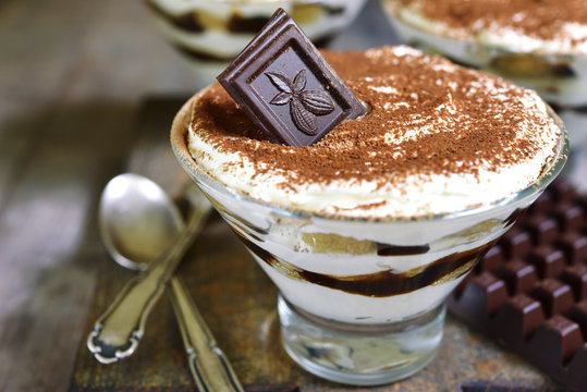Chocolate tiramisu.