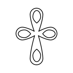 religious cross icon