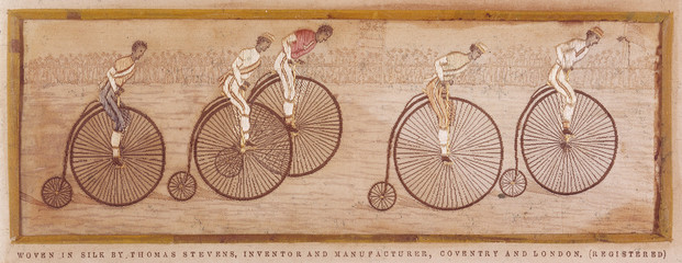 Penny Farthing Race. Date: late 19th century