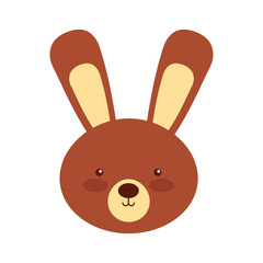 animal rabbit cartoon icon vector illustration design graphic