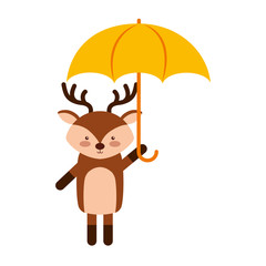 Animal reindeer cartoon icon vector illustration design graphic