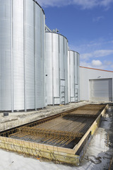 Futtersilos aus Baustahl