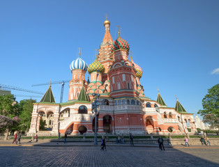 Fototapeta na wymiar St. Basil's Cathedral in Moscow, Russia