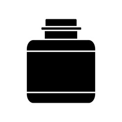 fragance bottle icon over white background vector illustration