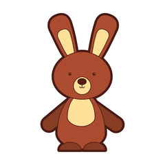 animal rabbit cartoon icon vector illustration design graphic